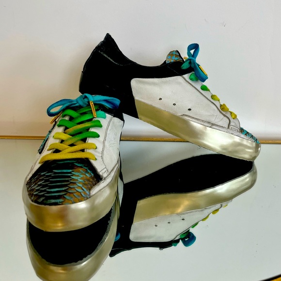 One of a Kind Python Skin Golden Goose Super Stars EU 39 - Picture 3 of 12